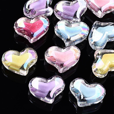 Transparent Acrylic Beads TACR-N011-008A-03-1