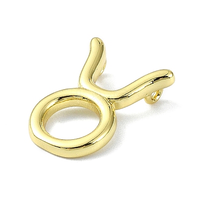 Rack Plating Brass Pendants KK-Q810-04C-G-1