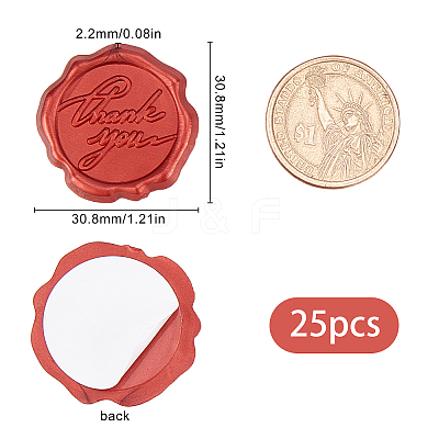 Adhesive Wax Seal Stickers DIY-WH0201-06A-1