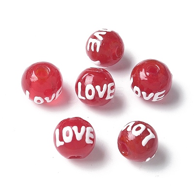 Handmade Lampwork Enamel Beads BLOW-D300-05A-1