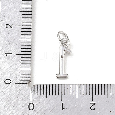 Brass Micro Pave Clear Cubic Zirconia Charms KK-P339-27P-01-1