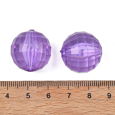 Transparent Acrylic Beads TACR-NH0001-H-19-1