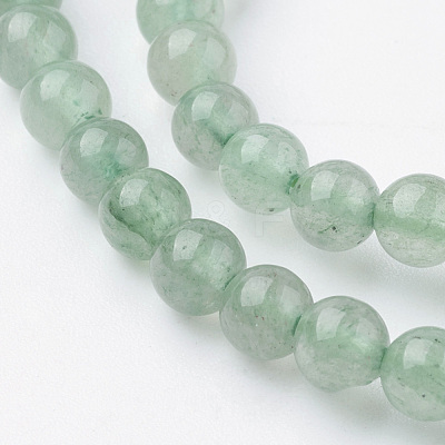 Natural Green Aventurine Bead Strands G-G735-63-4mm-1