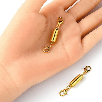 Brass Magnetic Clasps KK-YW0001-58G-1