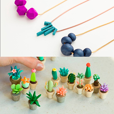 40pcs/Set Ceramic Pottery Clay Model Home Craft Art TOOL-BC0007-02-1