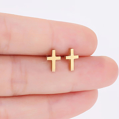 304 Stainless Steel Stud Earrings QC0193-1
