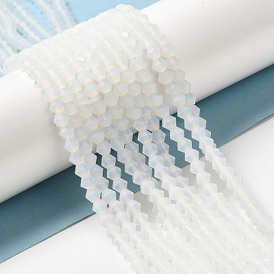 Imitation Jade Frosted Glass Bead Strands LS-EGLA-A039-J2mm-MD05-1