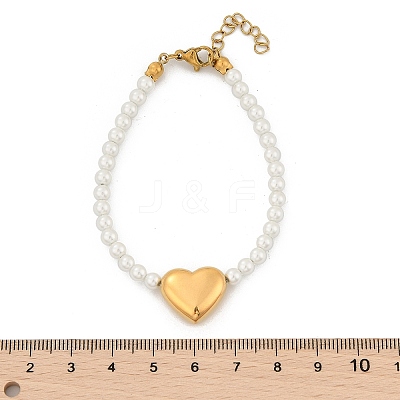 Plastic Imitation Pearl Beads Bracelets for Women BJEW-M056-10G-05-1