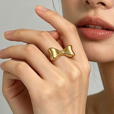 304 Stainless Steel Finger Rings SA-CBA751F-01G-1