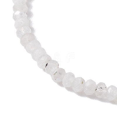 Natural Moonstone Beaded Bracelets BJEW-JB10215-01-1