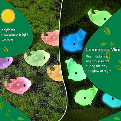 70Pcs 7 Colors Luminous Resin Home Display Decorations RESI-SZ0003-31-1