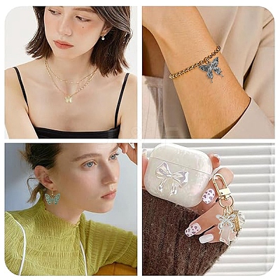 10Pcs 10 Styles Alloy Pendants FIND-YW0011-06-1
