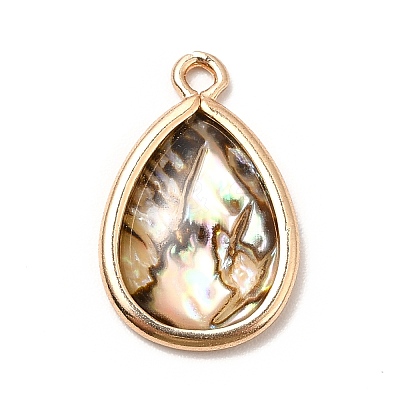 Brass Enamel Pendants LS-KK-K252-10G-07-1