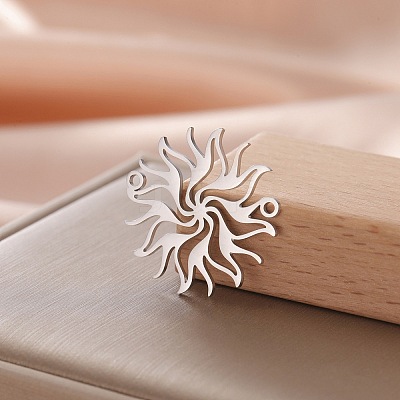 Anti-Tarnish 304 Stainless Steel Laser Cut Links Connector Charms PW-WG5DB2A-01-1