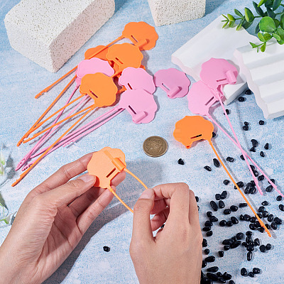 50Pcs Plastic Hang Tag Fasteners FIND-TA0010-37-1