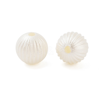 ABS Plastic Imitation Pearl Bead MACR-K350-10A-1