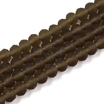 Transparent Glass Beads Strands EGLA-A044-T6mm-MD16-1