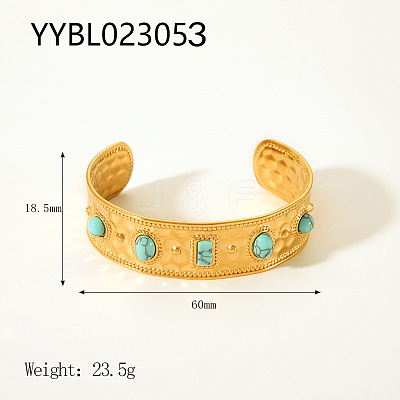 Stainless Steel Cuff Bangles for Women BS9100-4-1