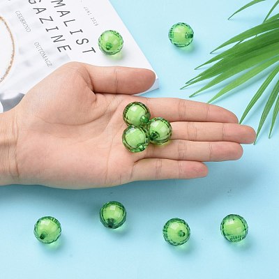 Transparent Acrylic Beads TACR-S086-20mm-23-1
