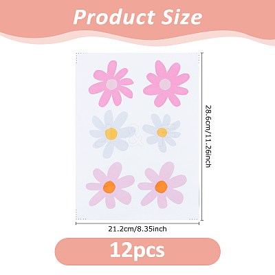 6Pcs PVC Wall Stickers DIY-WH0591-338-1