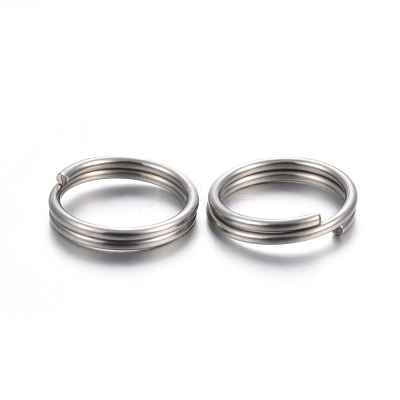 Tarnish Resistant 304 Stainless Steel Split Rings STAS-P223-22P-06-1