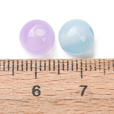 Resin Imitation Cat Eye Beads RESI-C073-03A-1