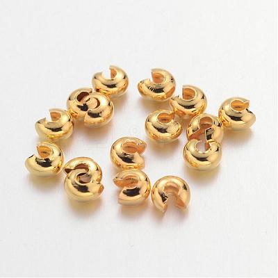 Iron Crimp Beads Covers X-IFIN-H028-NFG-NF-1