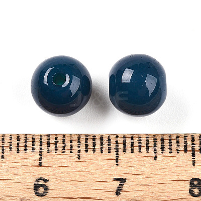 Opaque Solid Color Glass Beads X1-GLAA-N007-8mm-A06-1