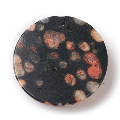 Natural Plum Blossom Jade Pendants G-G770-01B-1