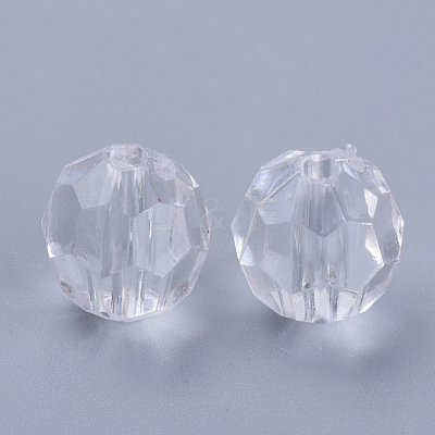 Transparent Acrylic Beads TACR-Q257-14mm-V01-1