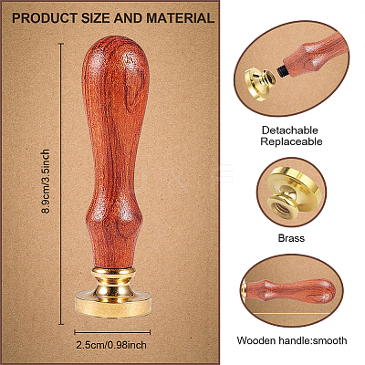 Wax Seal Stamp Set AJEW-WH0208-1078-1