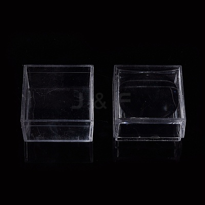 Transparent Plastic Ring Viewer Magnifier Boxes CON-K007-02A-1