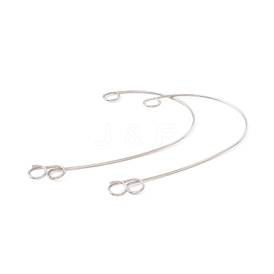 Tarnish Resistant 316 Stainless Steel Ear Cuff Findings STAS-H148-03P-1