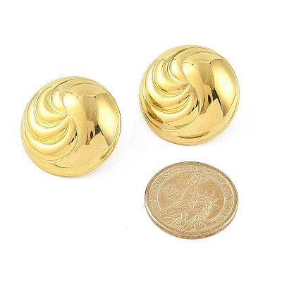 304 Stainless Steel Stud Earrings for Women STAS-Z111-09G-1