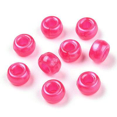 Plastic Pearlized Beads KY-T025-01-D06-1