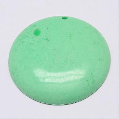 Natural White Jade Pendants G-G647-58-1
