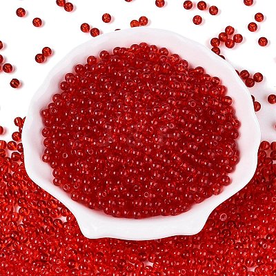 FGB Transparent Glass Seed Beads SEED-N013-01A-09-1
