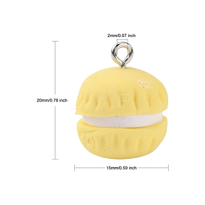 Handmade Polymer Clay Pendants CLAY-Q240-016-1