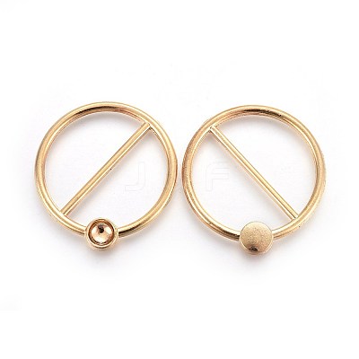 Alloy Buckle Clip LS-PALLOY-WH0056-06G-1