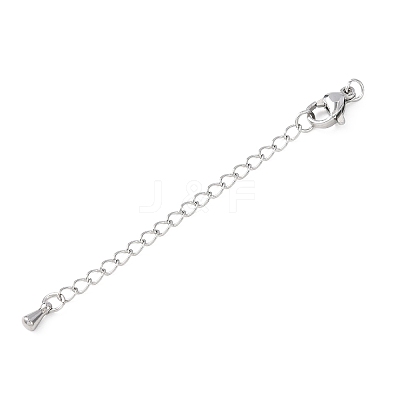 304 Stainless Steel Curb Chain Extender STAS-G383-06P-1