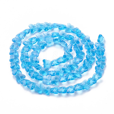 Transparent Glass Beads GLAA-Q066-14mm-B11-1