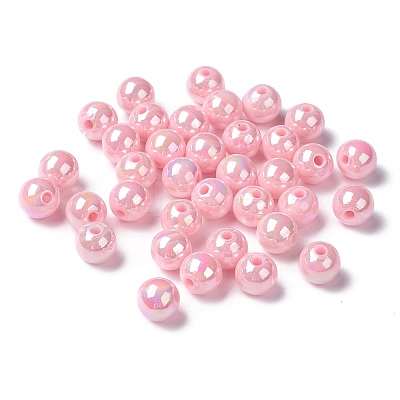 Opaque Acrylic Beads MACR-S370-D8mm-A01-1