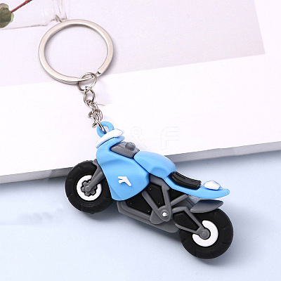 Motorcycle PVC Bag Keychain PW-WGC870C-02-1