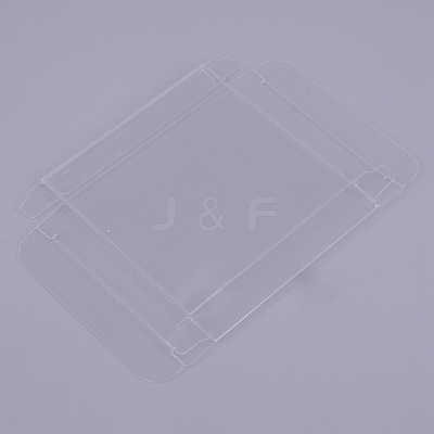 Transparent PVC Box Candy Treat Gift Box CON-WH0074-09-1