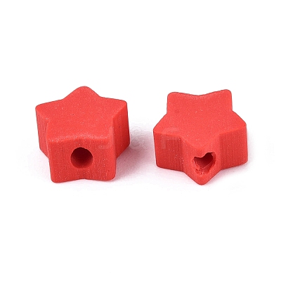 Independence Day Handmade Polymer Clay Beads CLAY-Q253-08D-1