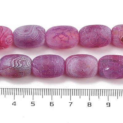 Natural Weathered Agate Beads Strands G-NH0047-B05-02-1