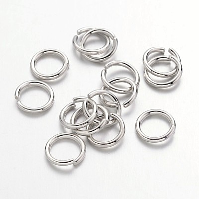 Brass Open Jump Rings JRC7mm-NF-1
