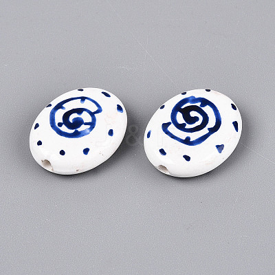 Handmade Porcelain Beads X-PORC-T134-11-1