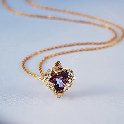 4Pcs Brass Rhinestone Pendants KK-SZ0005-34-1
