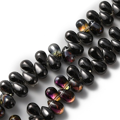 Electroplate Glass Beads GLAA-WH0023-29F-1